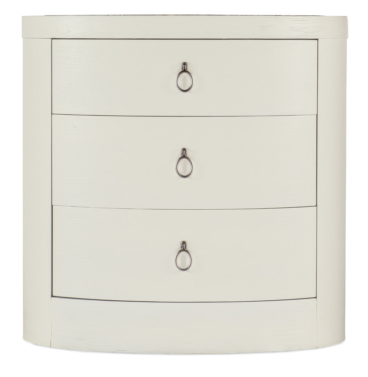 a white dresser with three drawers