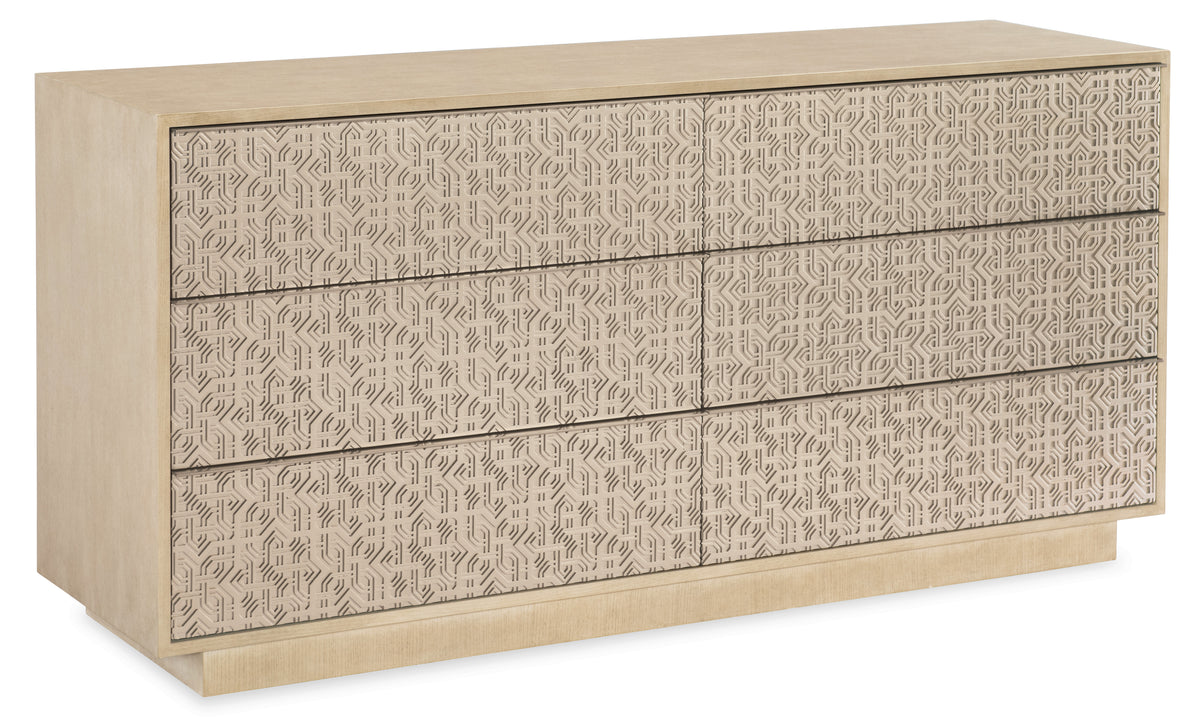 Geometry Six Drawer Dresser - Hooker Furniture (HRF-3209)