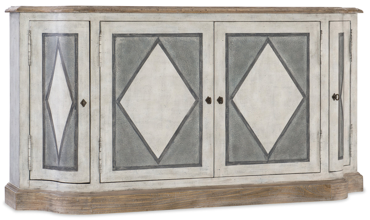 a white and grey cabinet