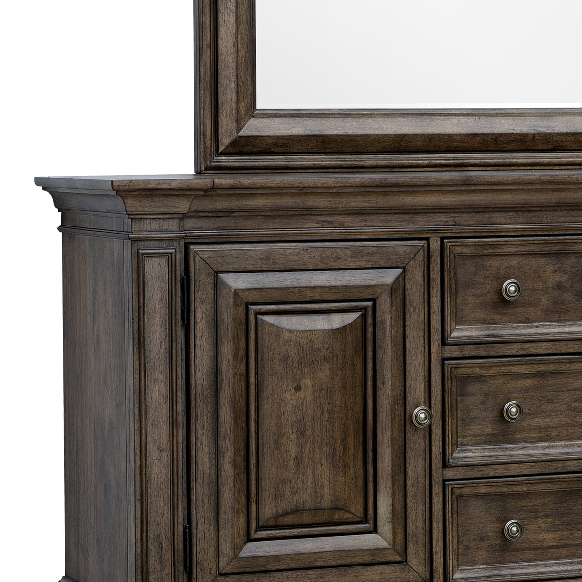 a close up of a dresser