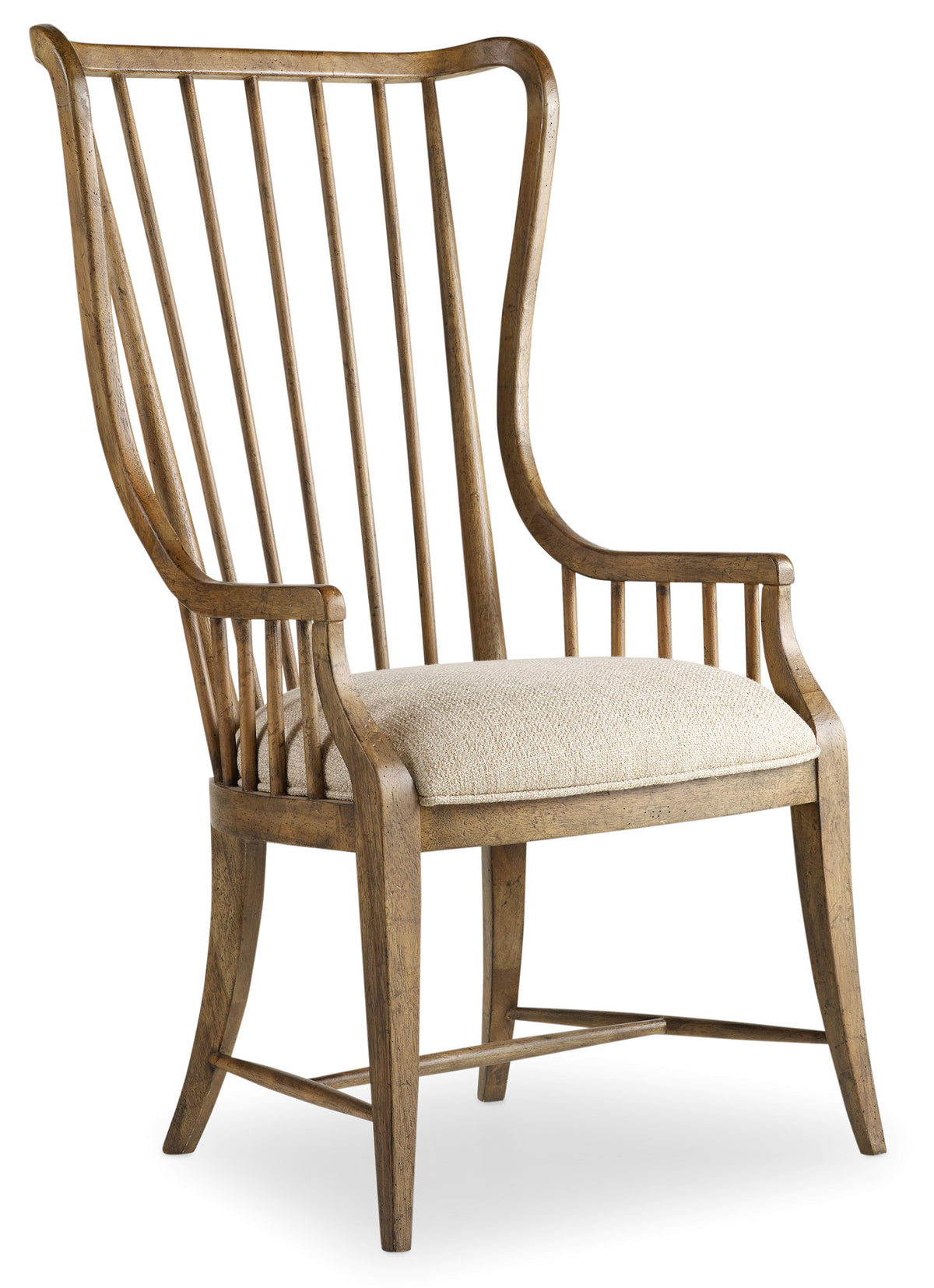 a chair with a cushion