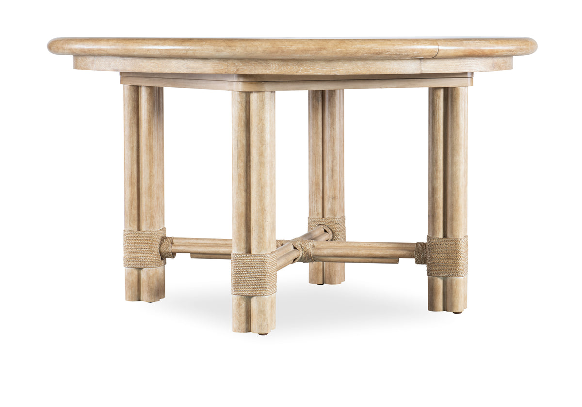 a round table with a rope around the top