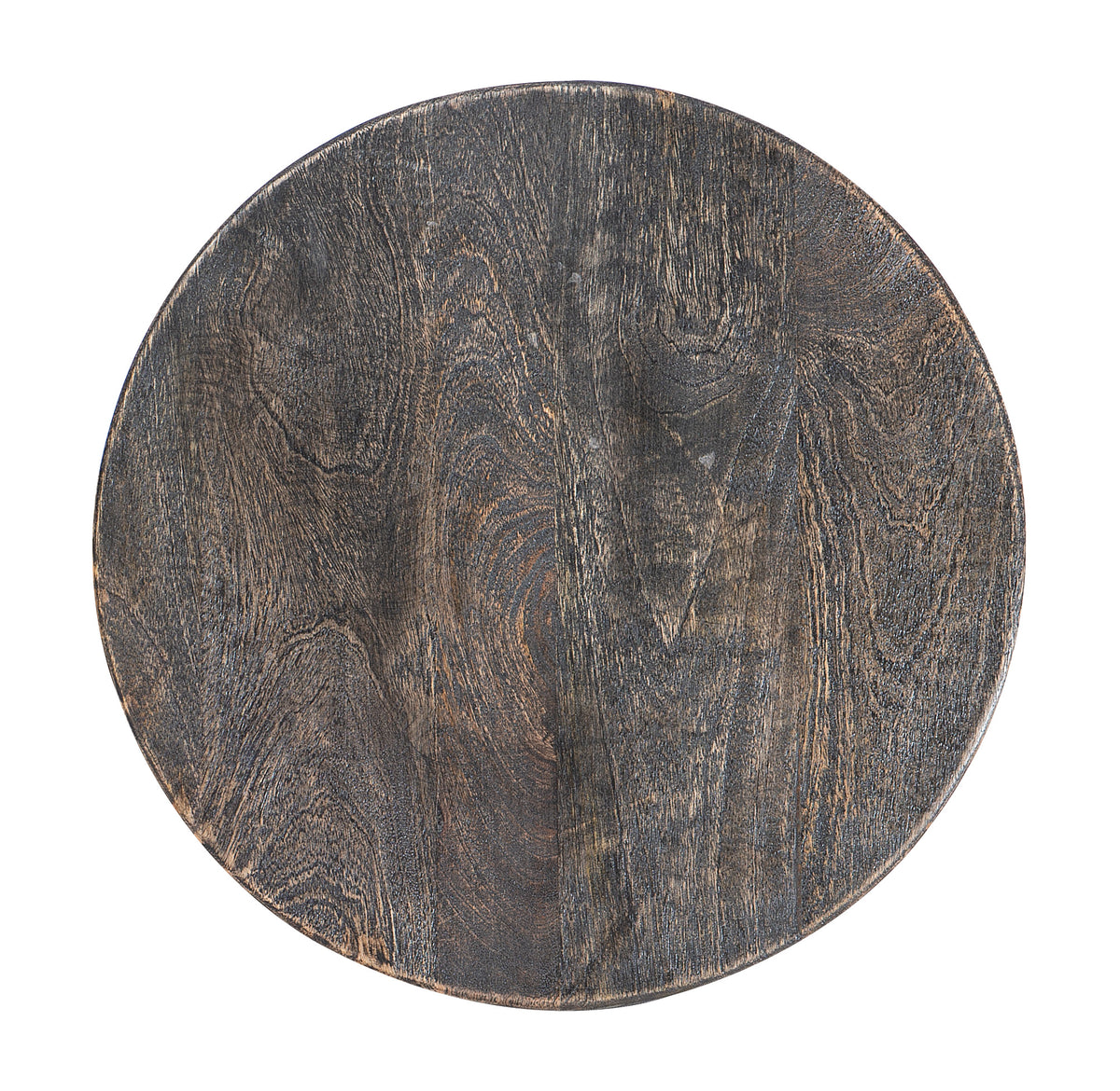 a circular object with a rough surface with Great Britain in the background
