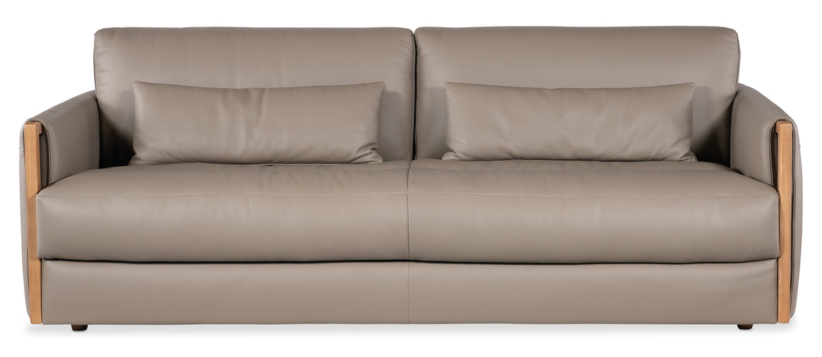 a couch with pillows on it