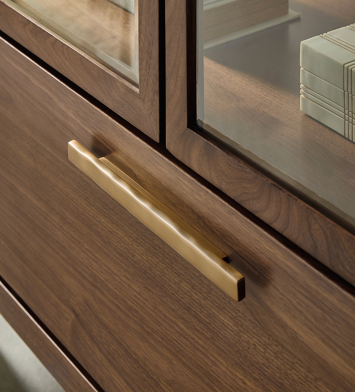 a close up of a cabinet