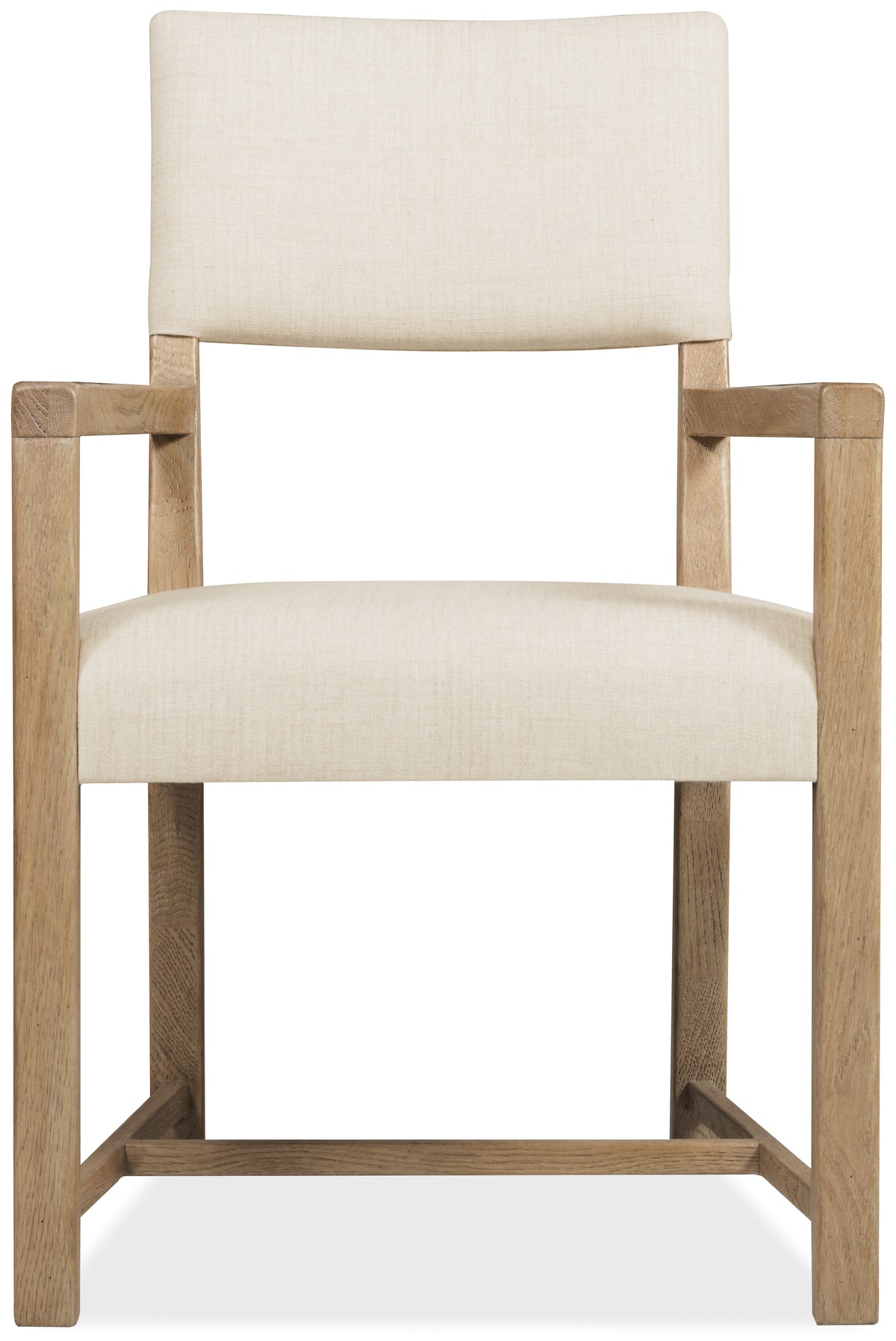 a white chair with wooden legs