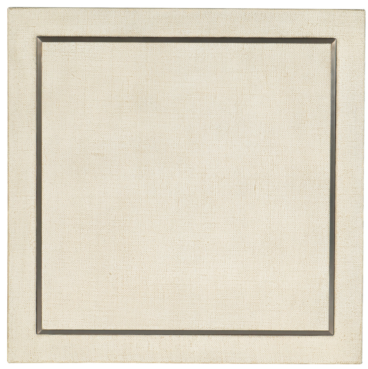 a white square with a black border