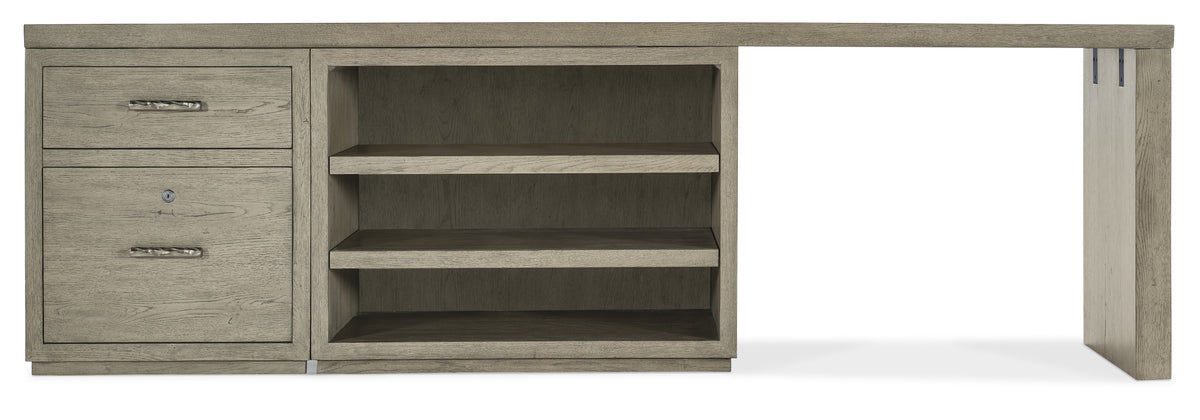 a wooden shelf with a open top