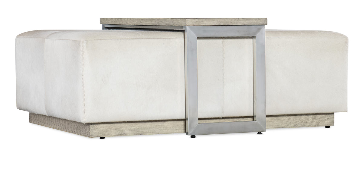 a white and grey rectangular object with a silver frame