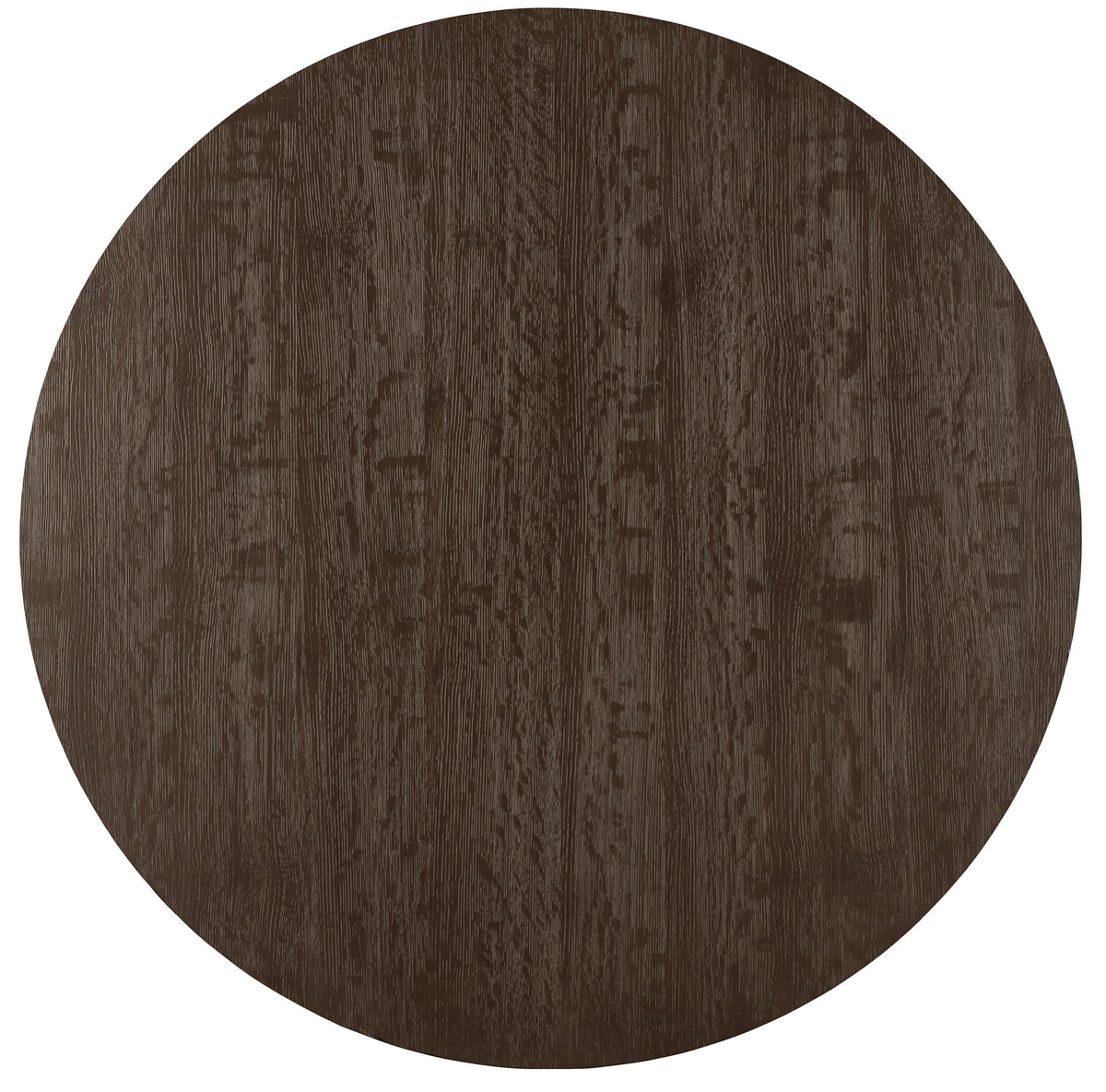 a circular wood surface with a white background