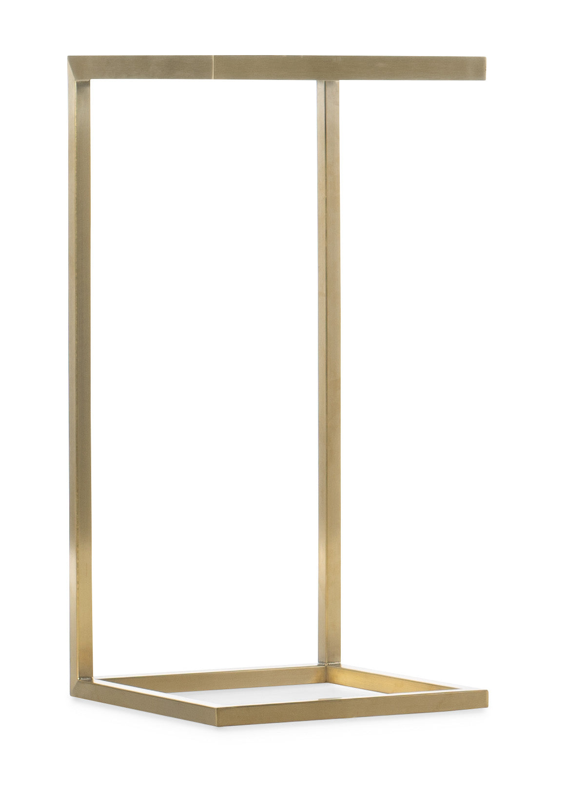 a gold rectangular object with a white background