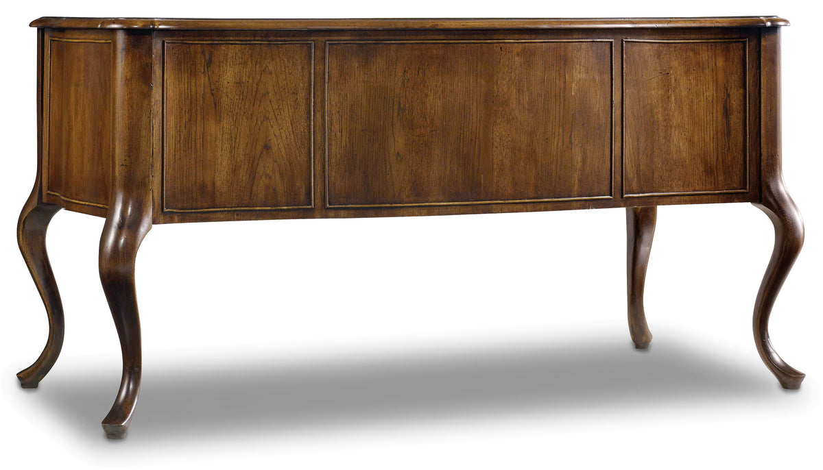a wooden table with legs