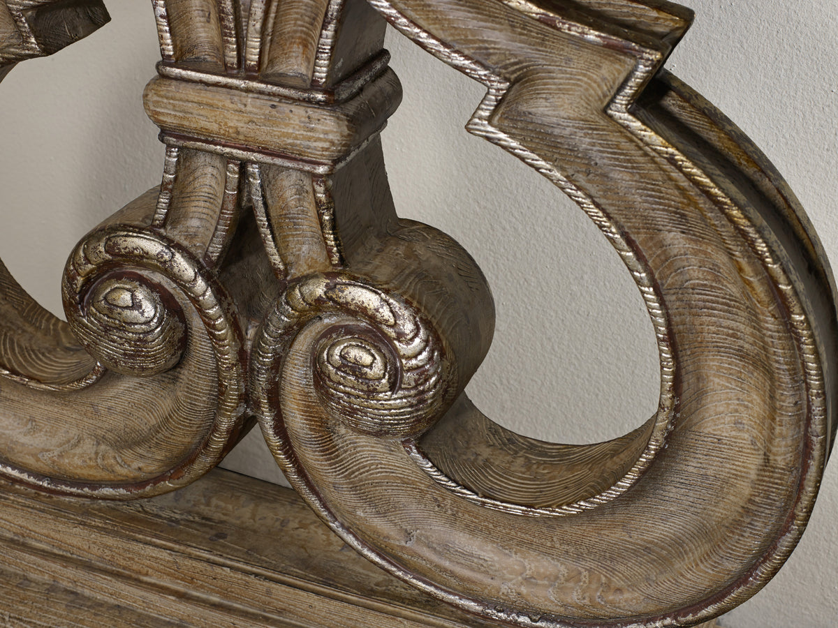 a close up of a sculpture