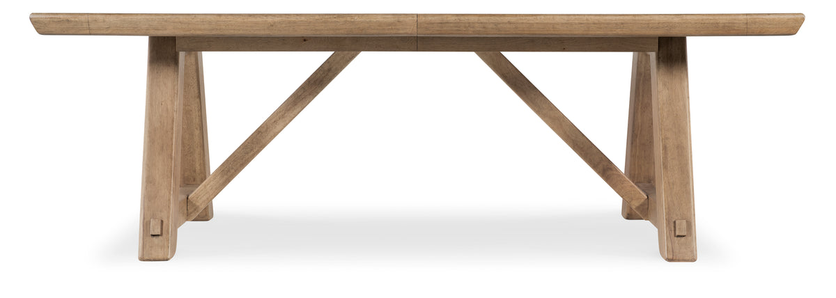 a wooden table with legs