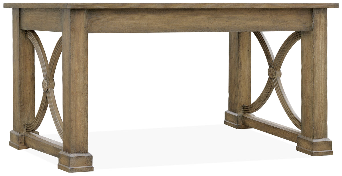 a wooden table with legs