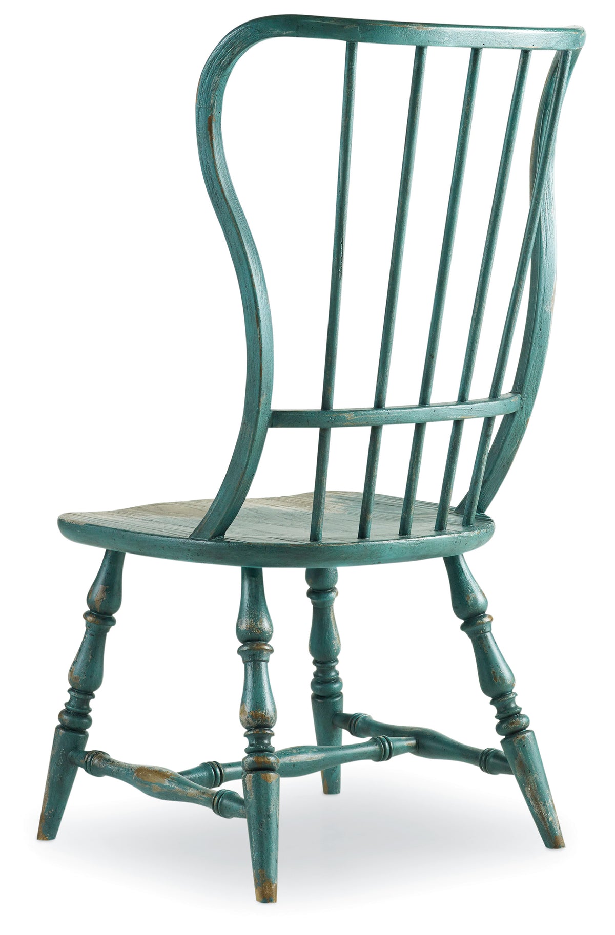 a blue chair with a white background