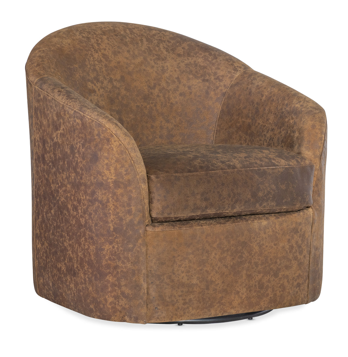 a brown chair with a white background