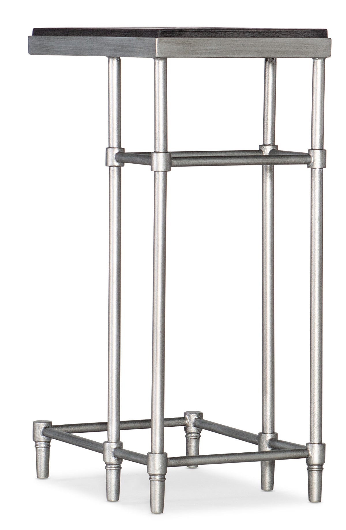 a metal pipe structure with a white background