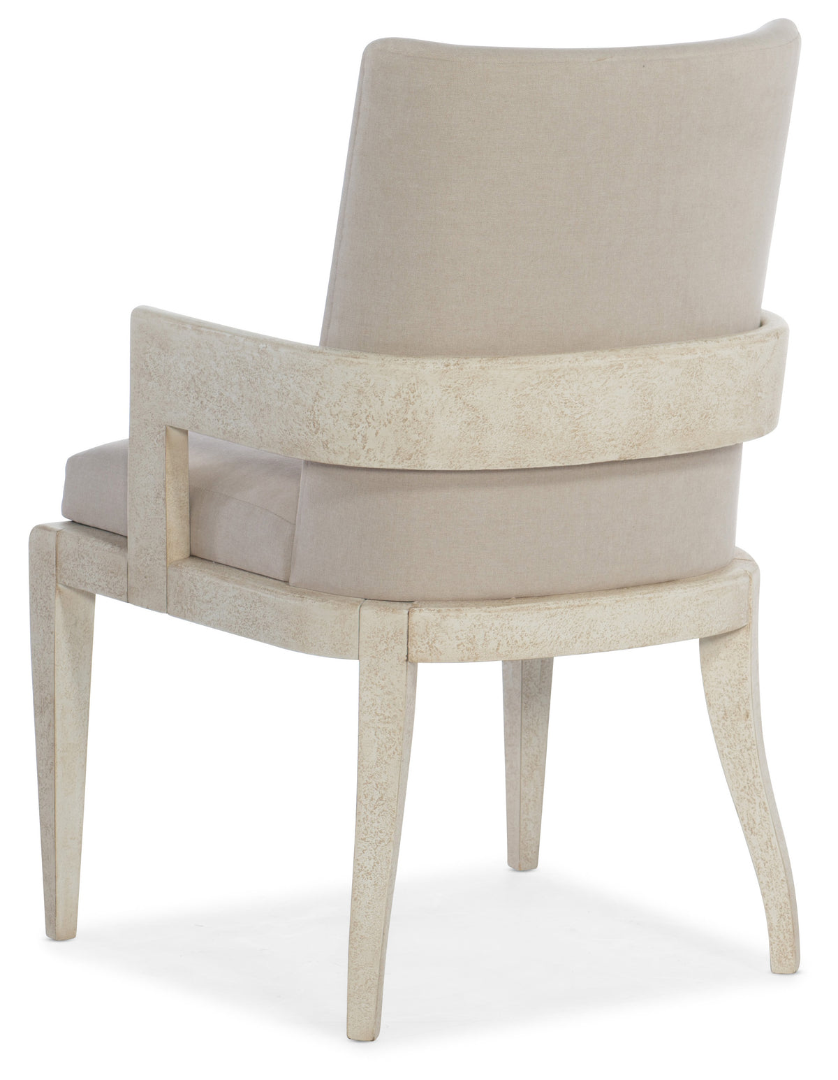 a white chair with a cushion