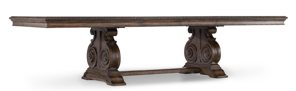 a wooden table with a white background