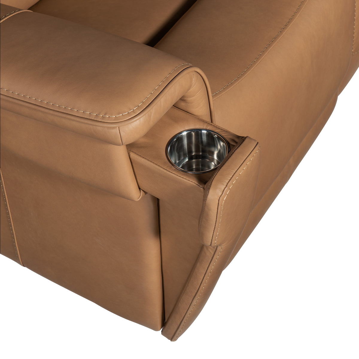 a close up of a couch