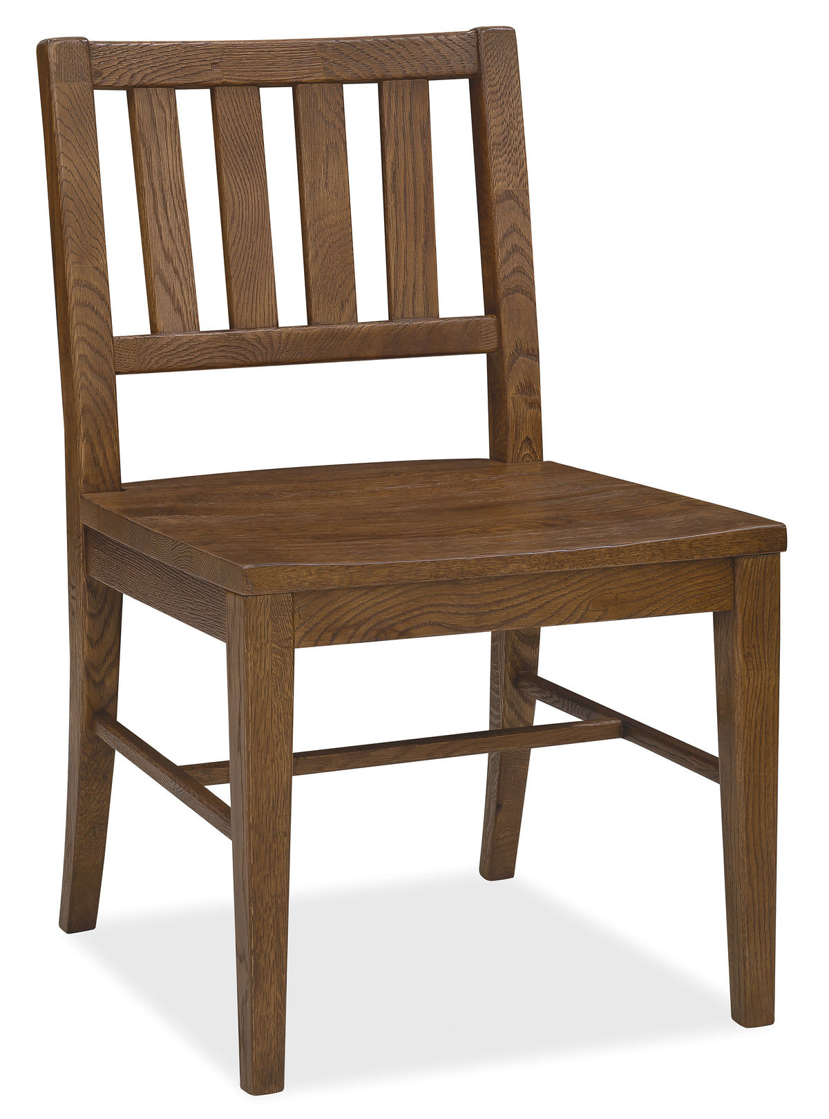 a wooden chair with a white background