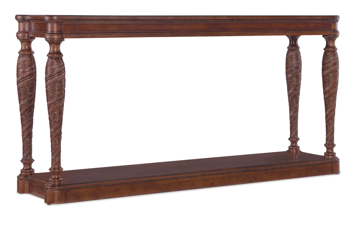 a wooden rectangular object with a carved design