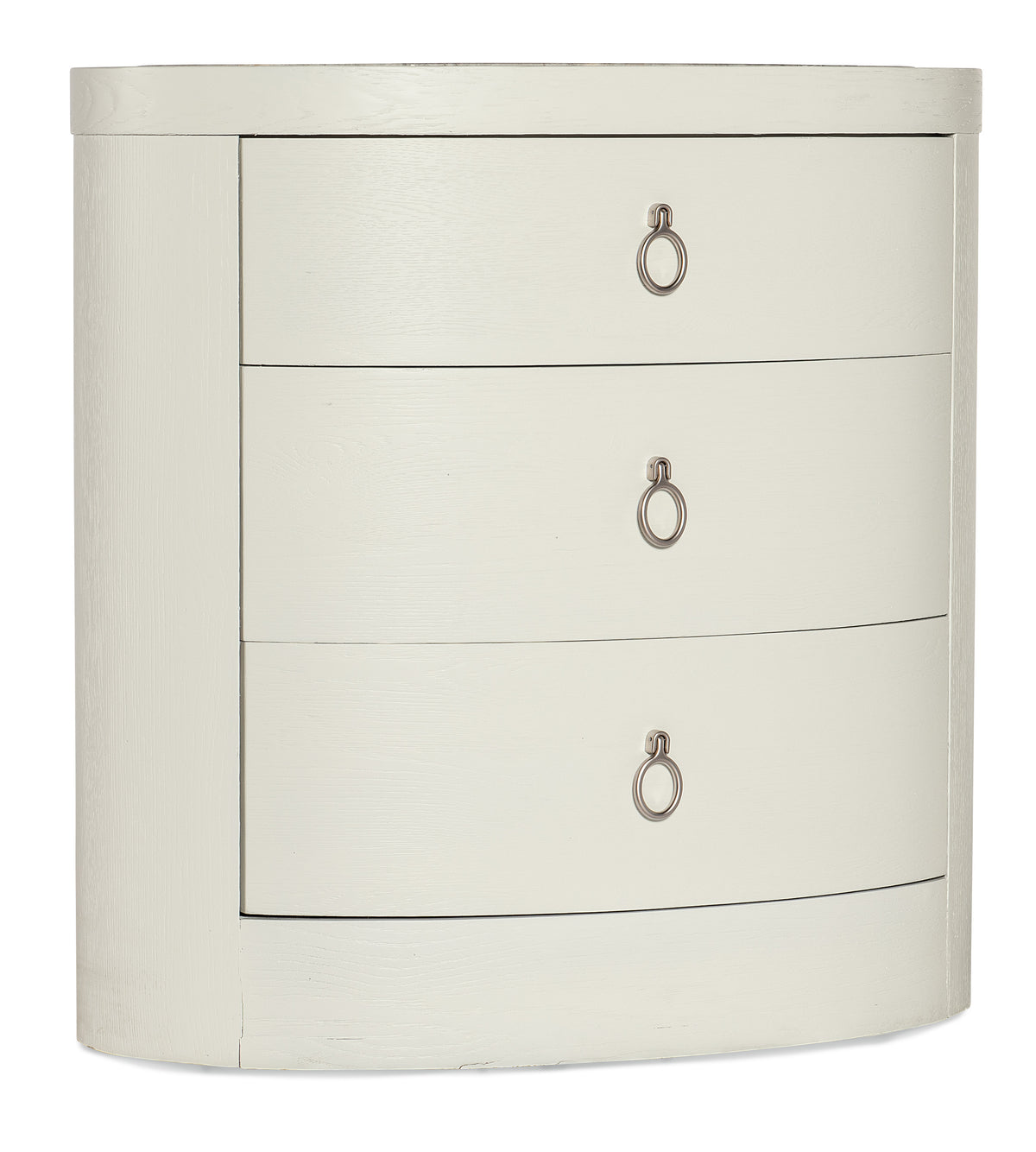 a white dresser with three drawers