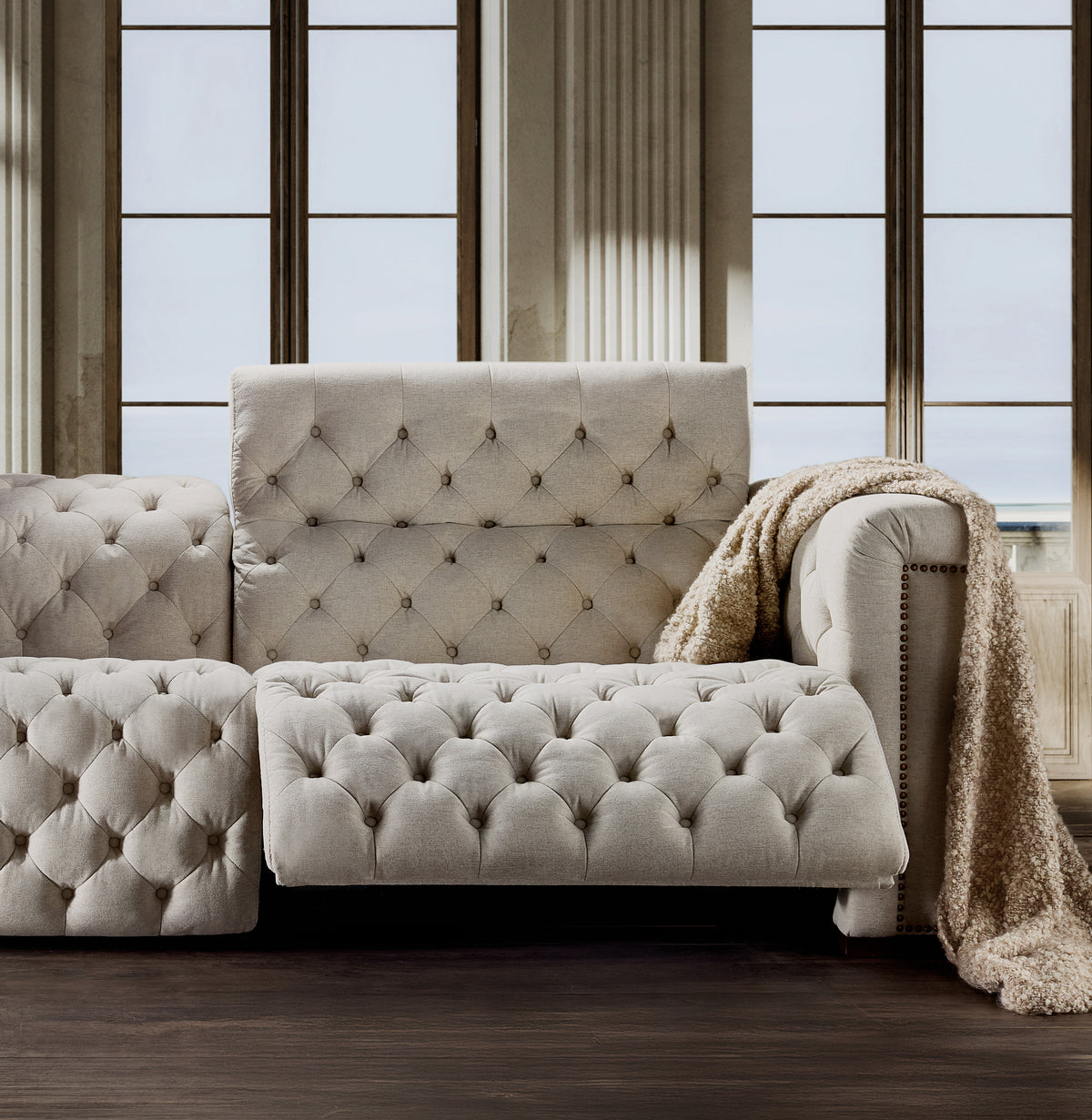 a couch in a room