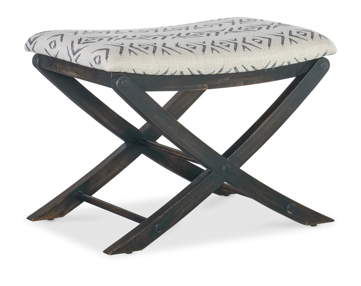 a stool with a cushion