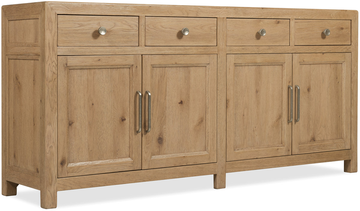 a wooden cabinet with drawers