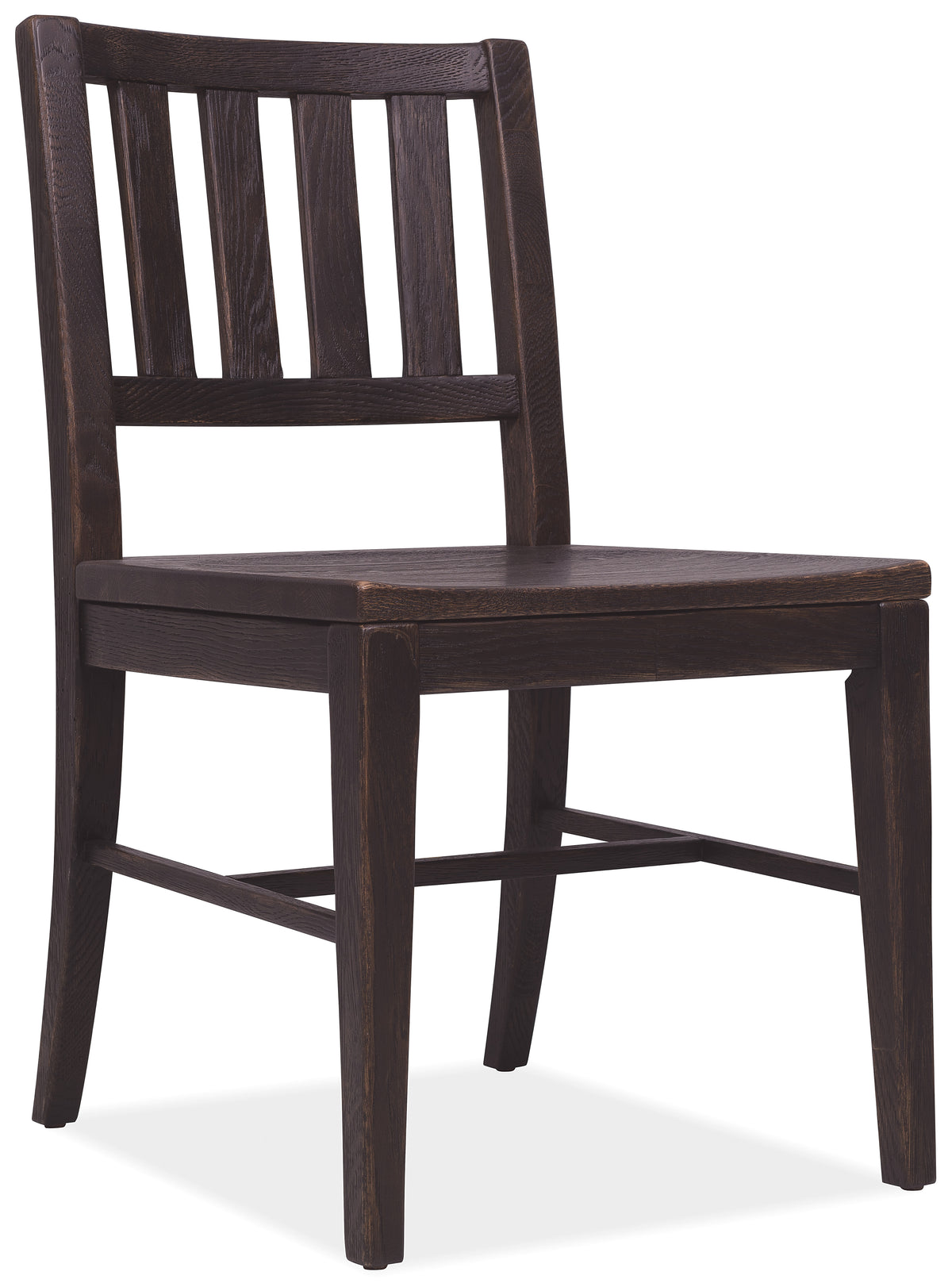 a wooden chair with a white background