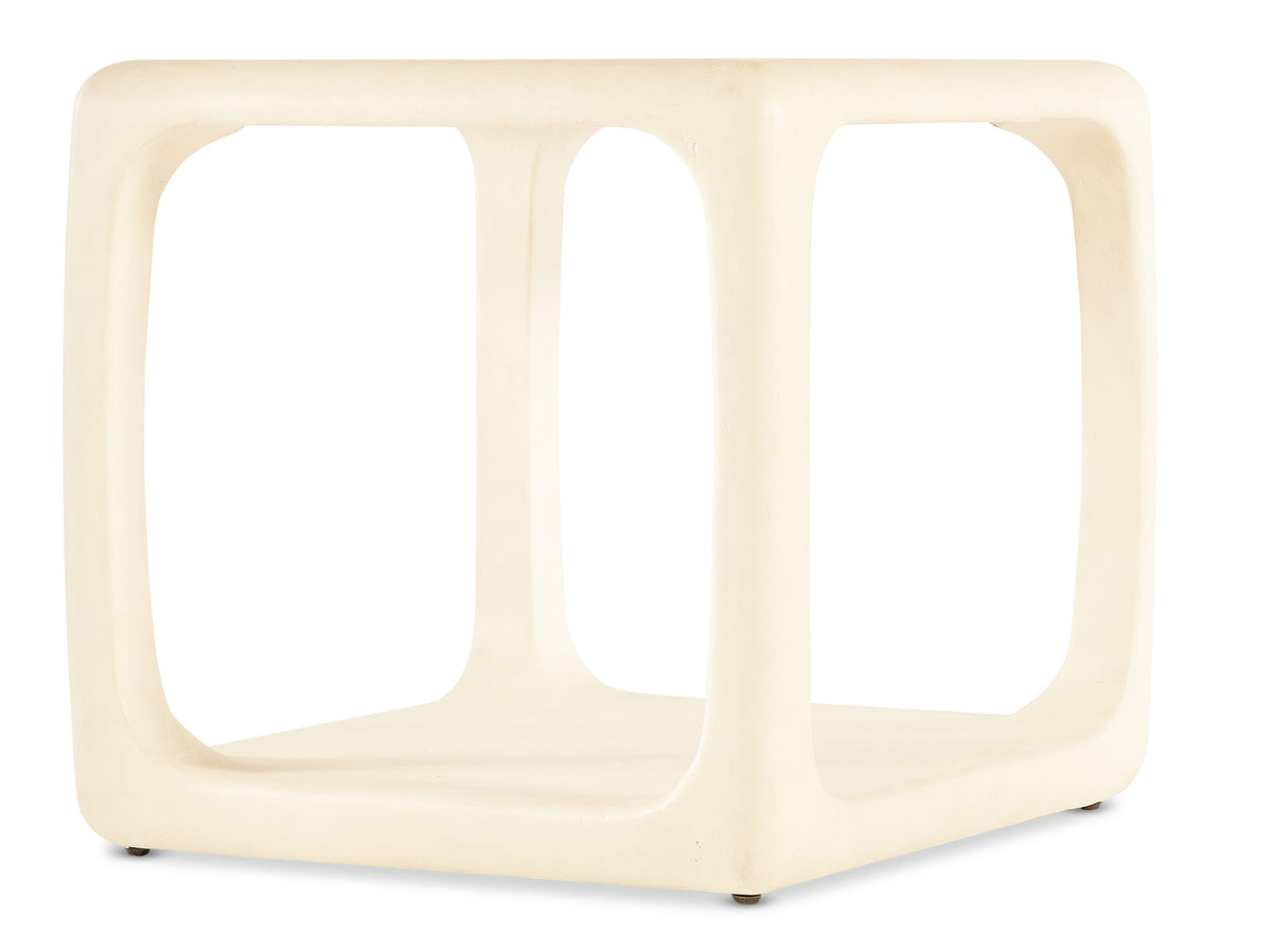 a white cube shaped object