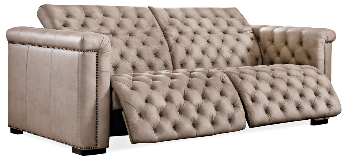 a couch with a seat open