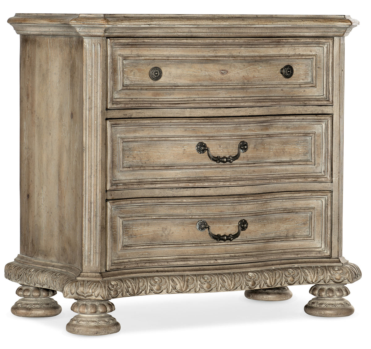 a wooden chest of drawers