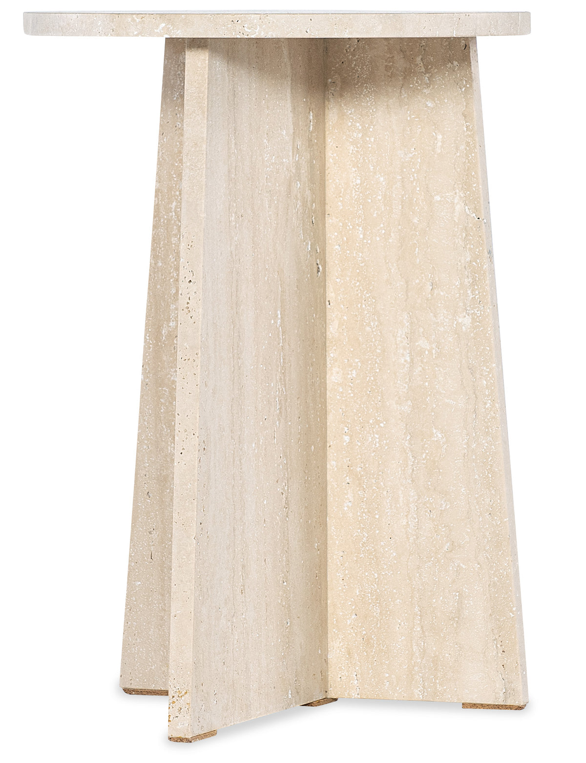 a white pillar with a black top