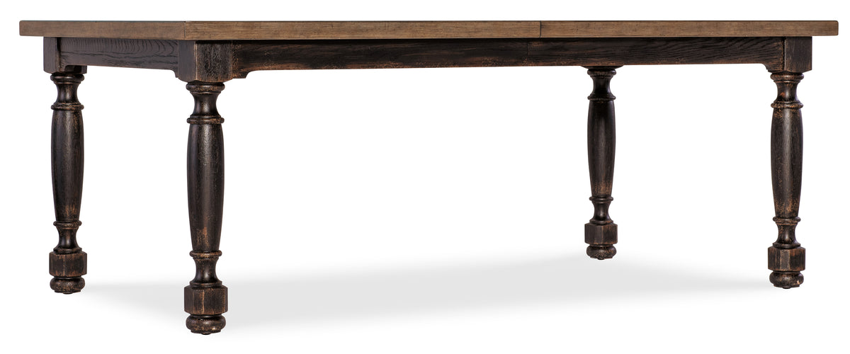 a wooden table with legs
