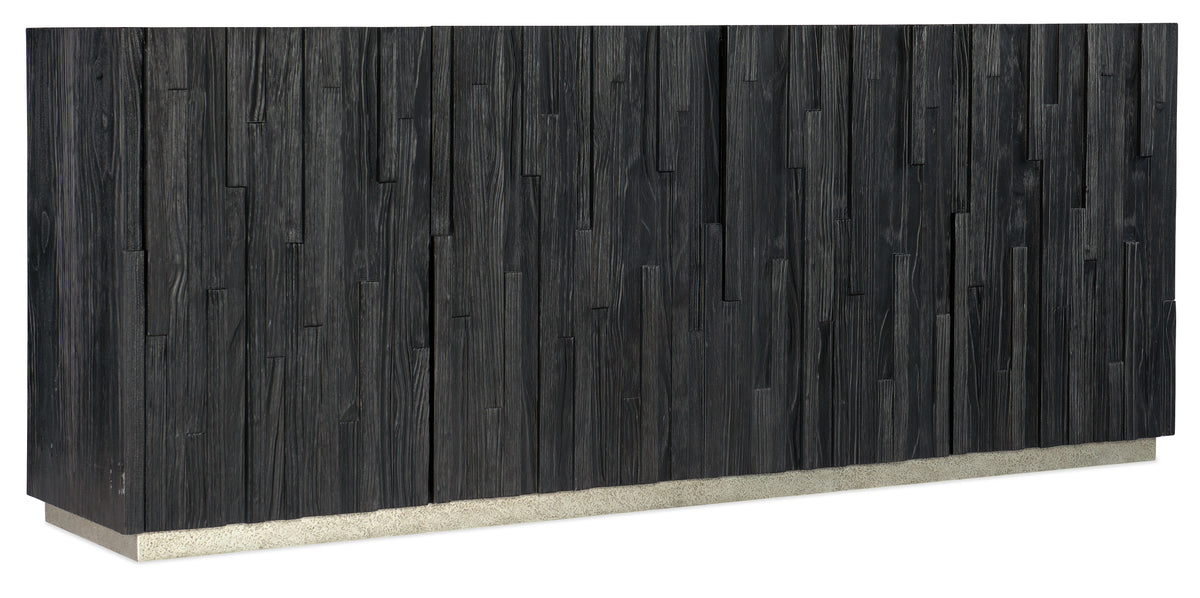 a close-up of a black wood wall