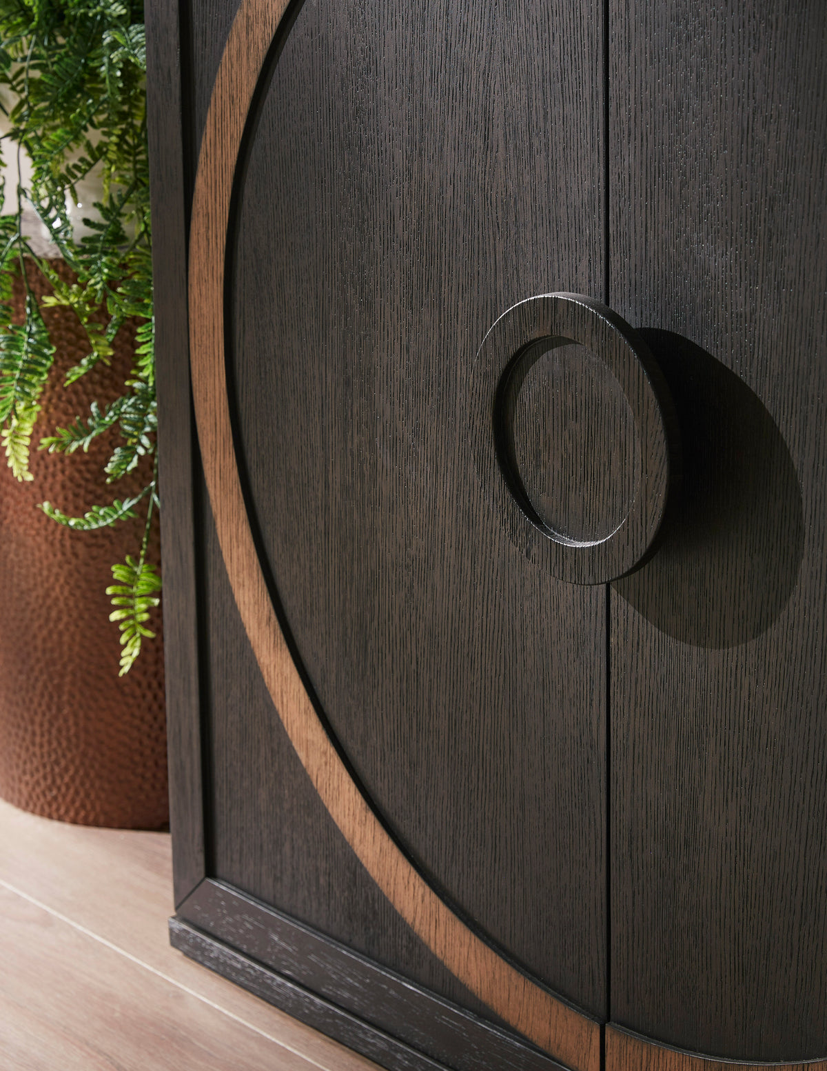 a close up of a cabinet