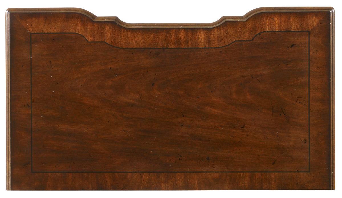 a wooden board with a curved edge