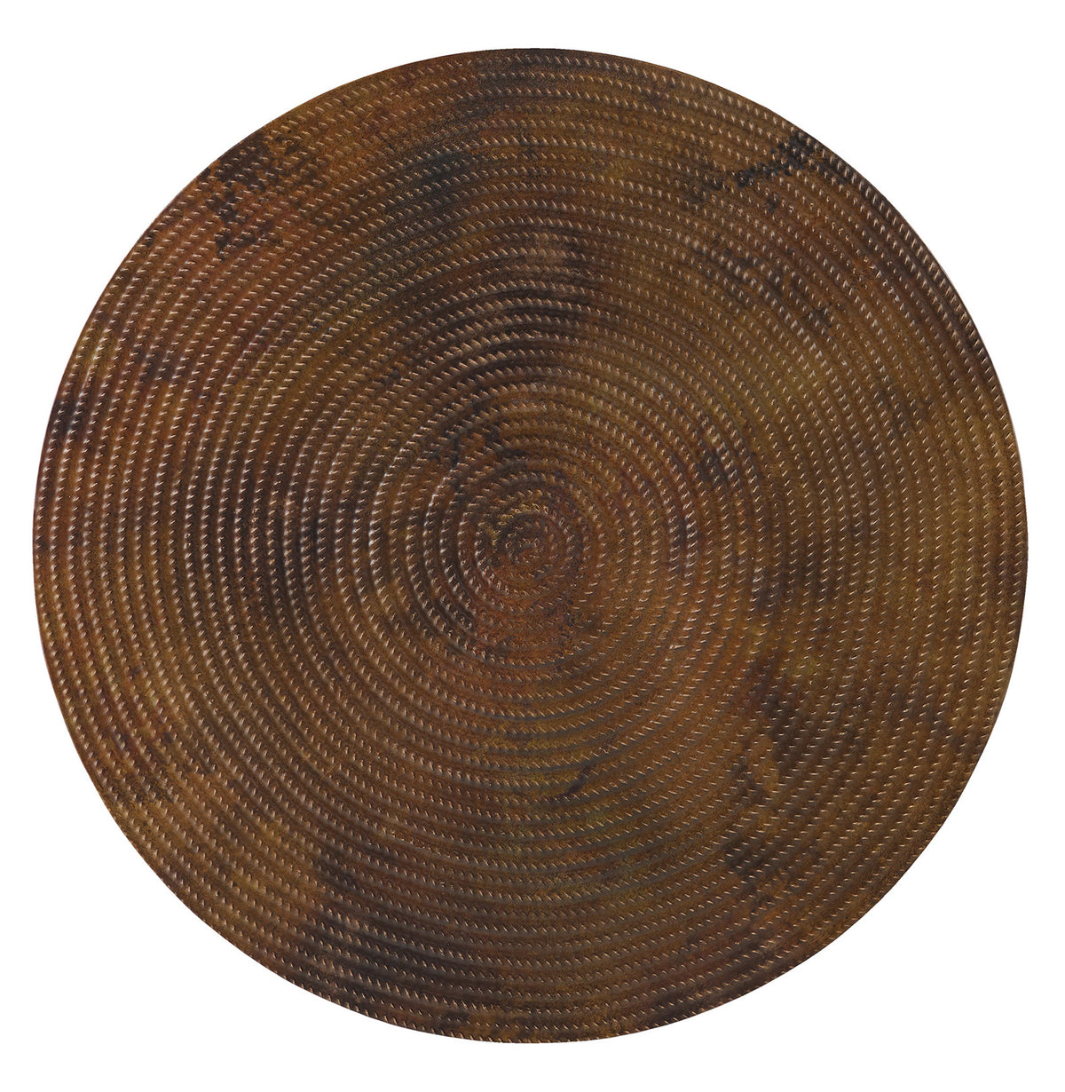 a close up of a woven mat