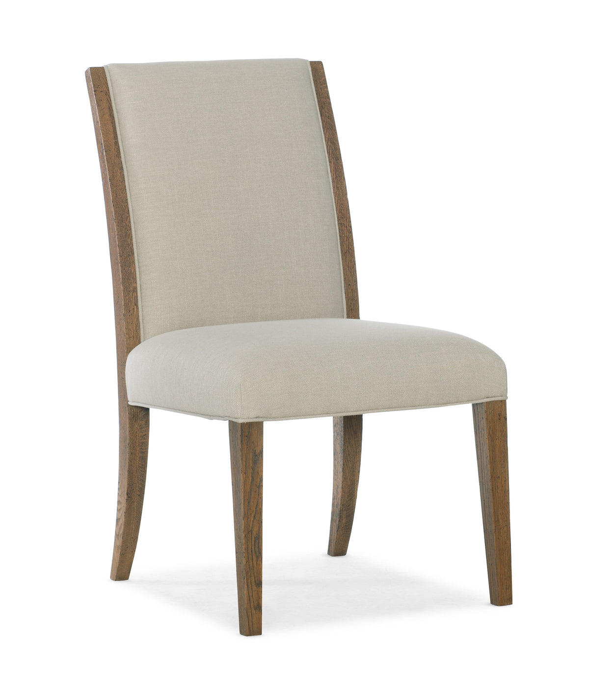 a chair with a white cushion