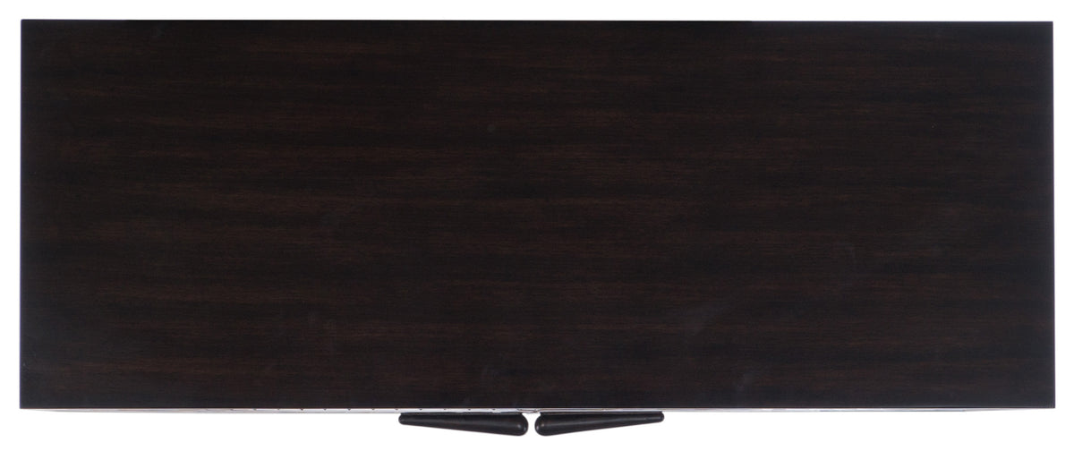 a black rectangular object with black handles