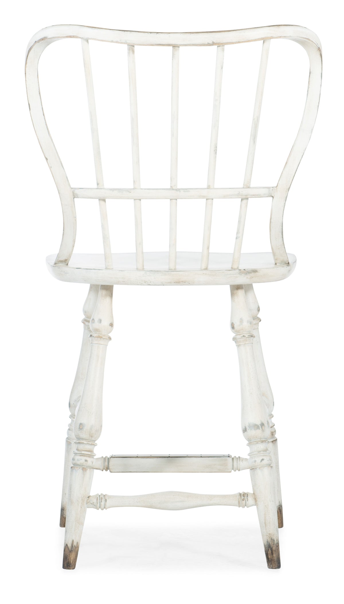 a white chair with a backrest