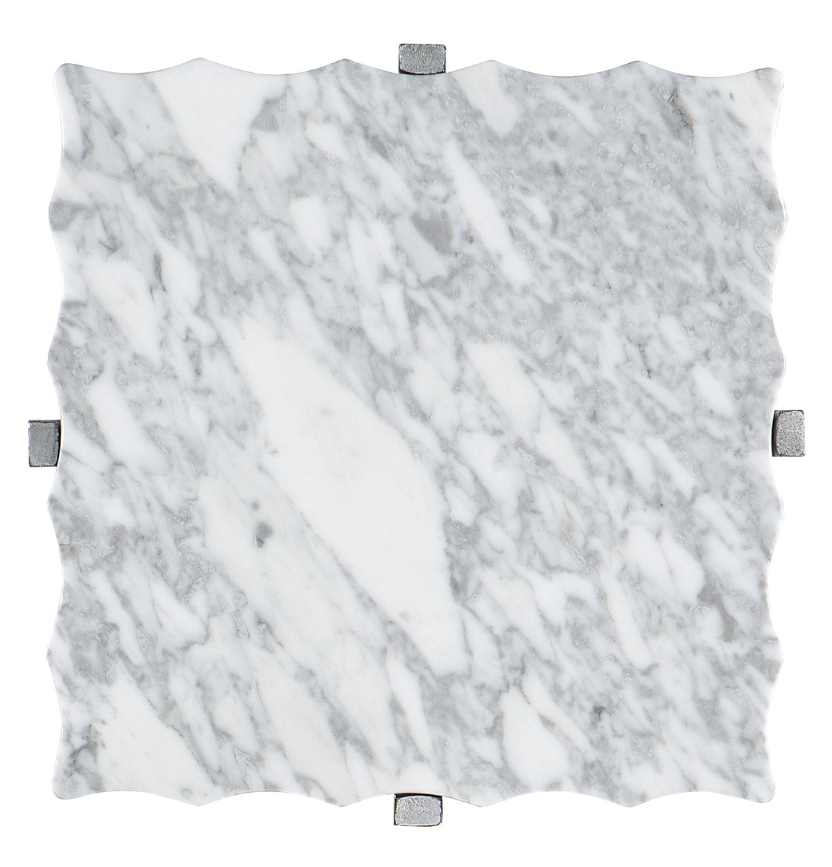a white and grey marble surface