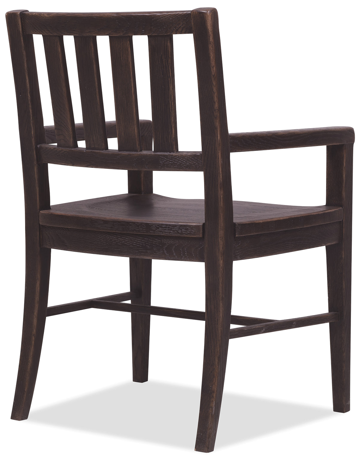 a wooden chair with a cushion