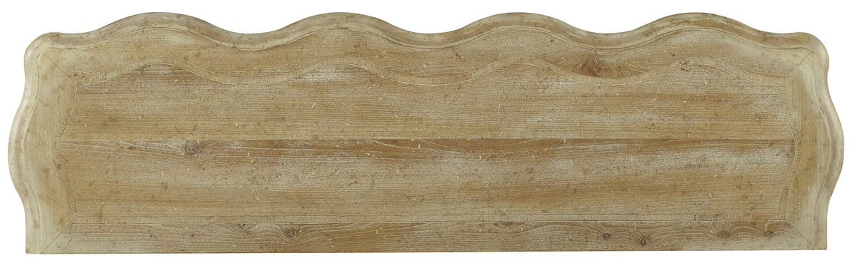 a wood board with wavy edges
