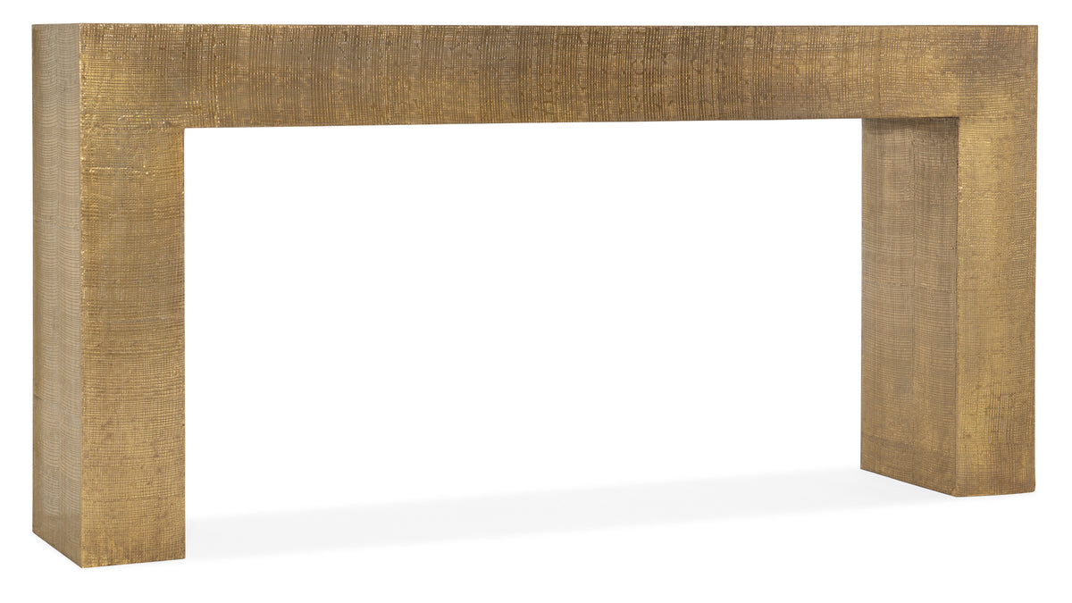 a gold rectangular object with a white background