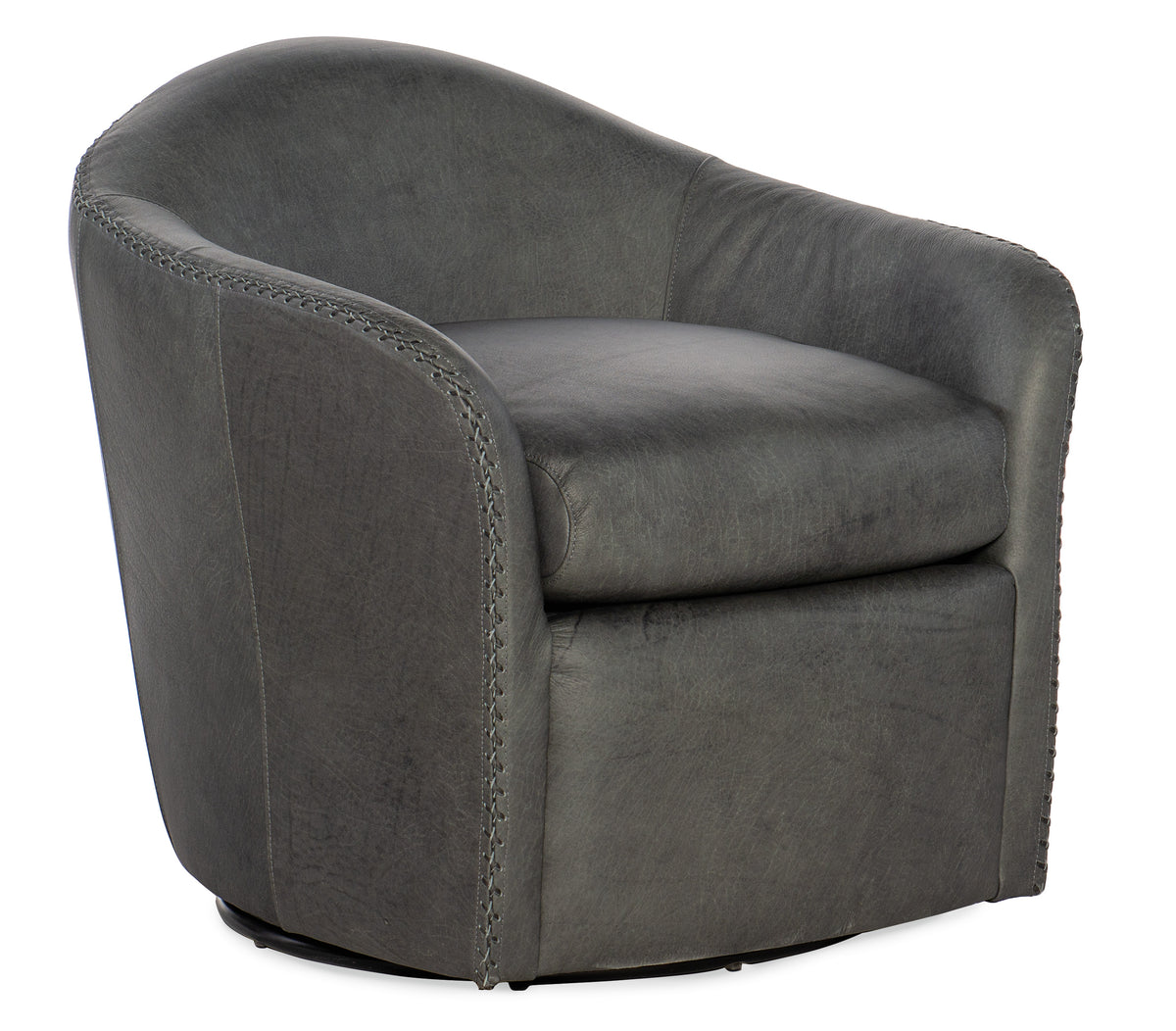a black chair with a white background