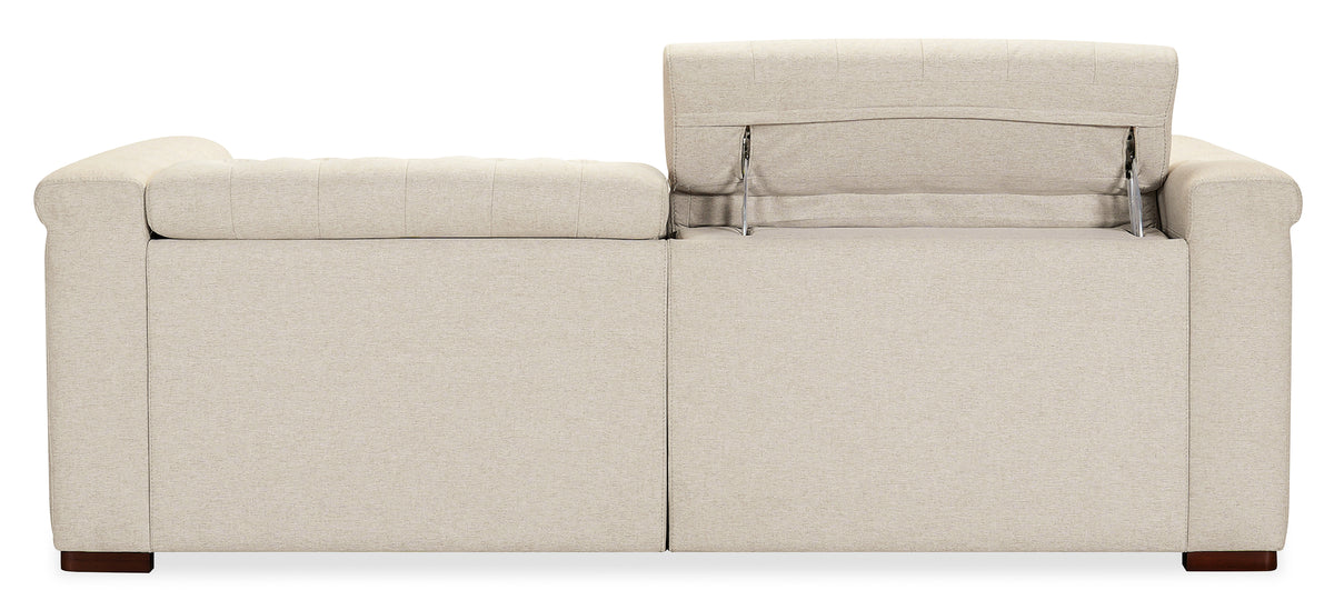 a white couch with a white background